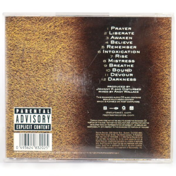 Disturbed - Believe Korean Album CD + Insert Korea