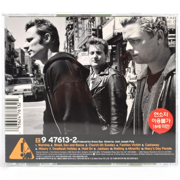 Green Day - Warning Korean Album CD Korea