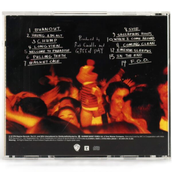 Green Day - Dookie Korean Album CD Korea