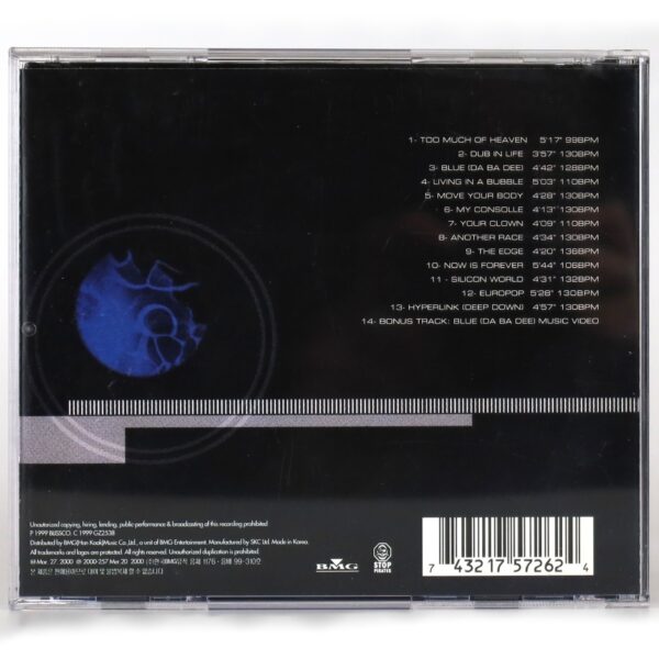 Eiffel 65 - Europop Korean Album CD + Insert Korea