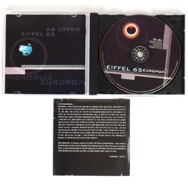 Eiffel 65 - Europop Korean Album CD + Insert Korea