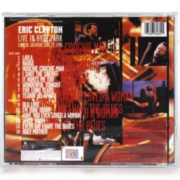 Eric Clapton - Live In Hyde Park Korean VCD Video CD Sealed Korea