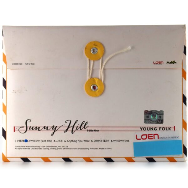 Sunny Hill - Young Folk 3rd Mini Album CD Promo K-Pop 2013