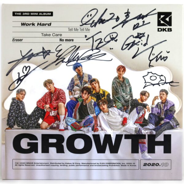 DKB - Growth 3rd Mini Album Signed Autographed CD Promo 2020
