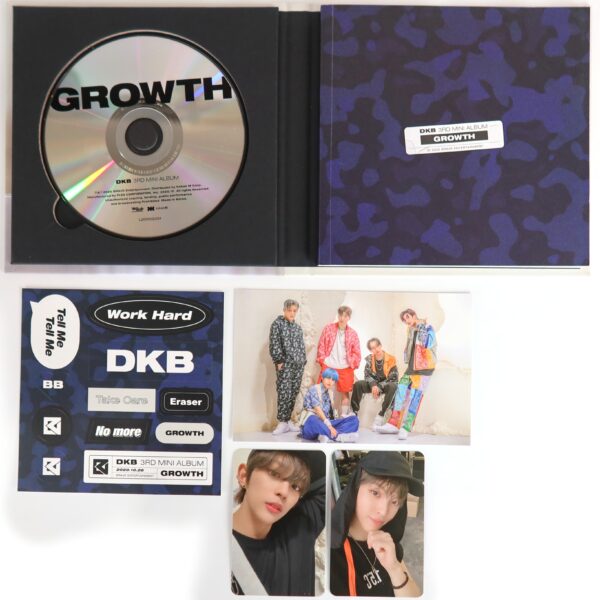 DKB - Growth 3rd Mini Album Signed Autographed CD Promo 2020