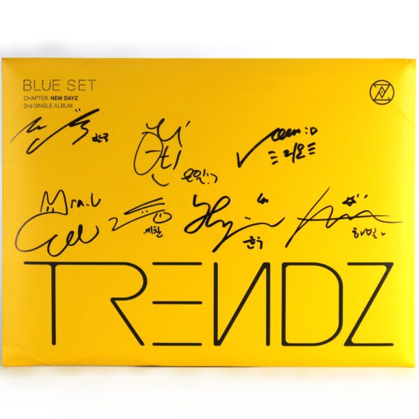 Trendz - Blue Set Chapter New Dayz 2nd Single Album Signed CD Promo 2023