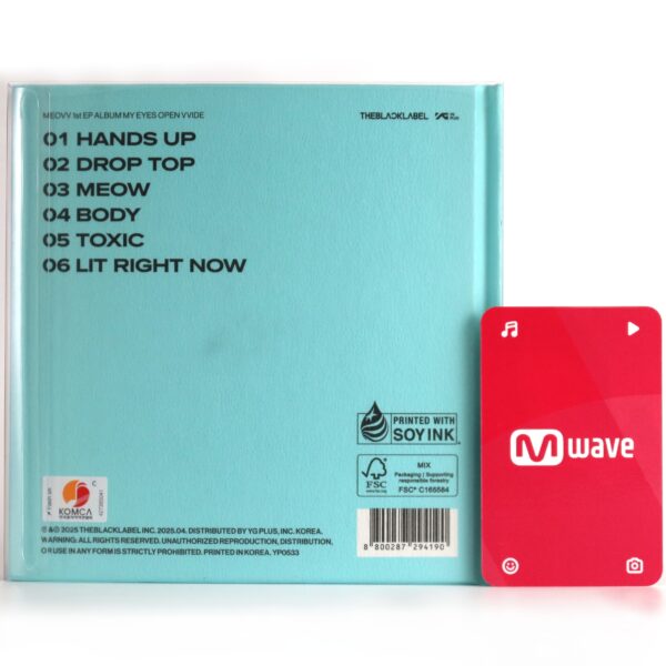 MEOVV - My Eyes VVide Open [Orb Ver.] 1st Mini Album Mwave Signed CD + POB 2025