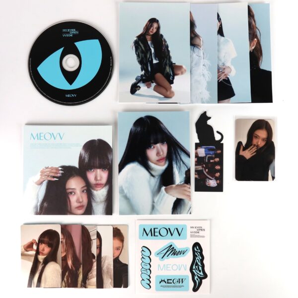 MEOVV - My Eyes VVide Open [Orb Ver.] 1st Mini Album Mwave Signed
