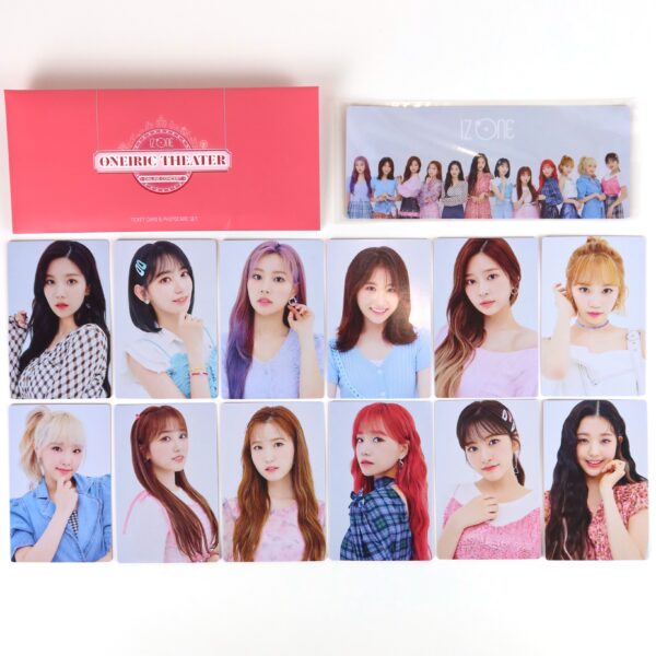IZ*ONE Oneiric Theater Online Concert MD Ticket Card & Photocard Set Izone