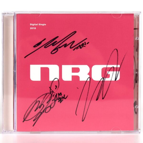 NRG - The Line Is Busy Signed Digital Single Album Promo CD K-Pop 2018