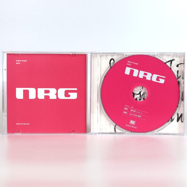 NRG - The Line Is Busy Signed Digital Single Album Promo CD K-Pop 2018