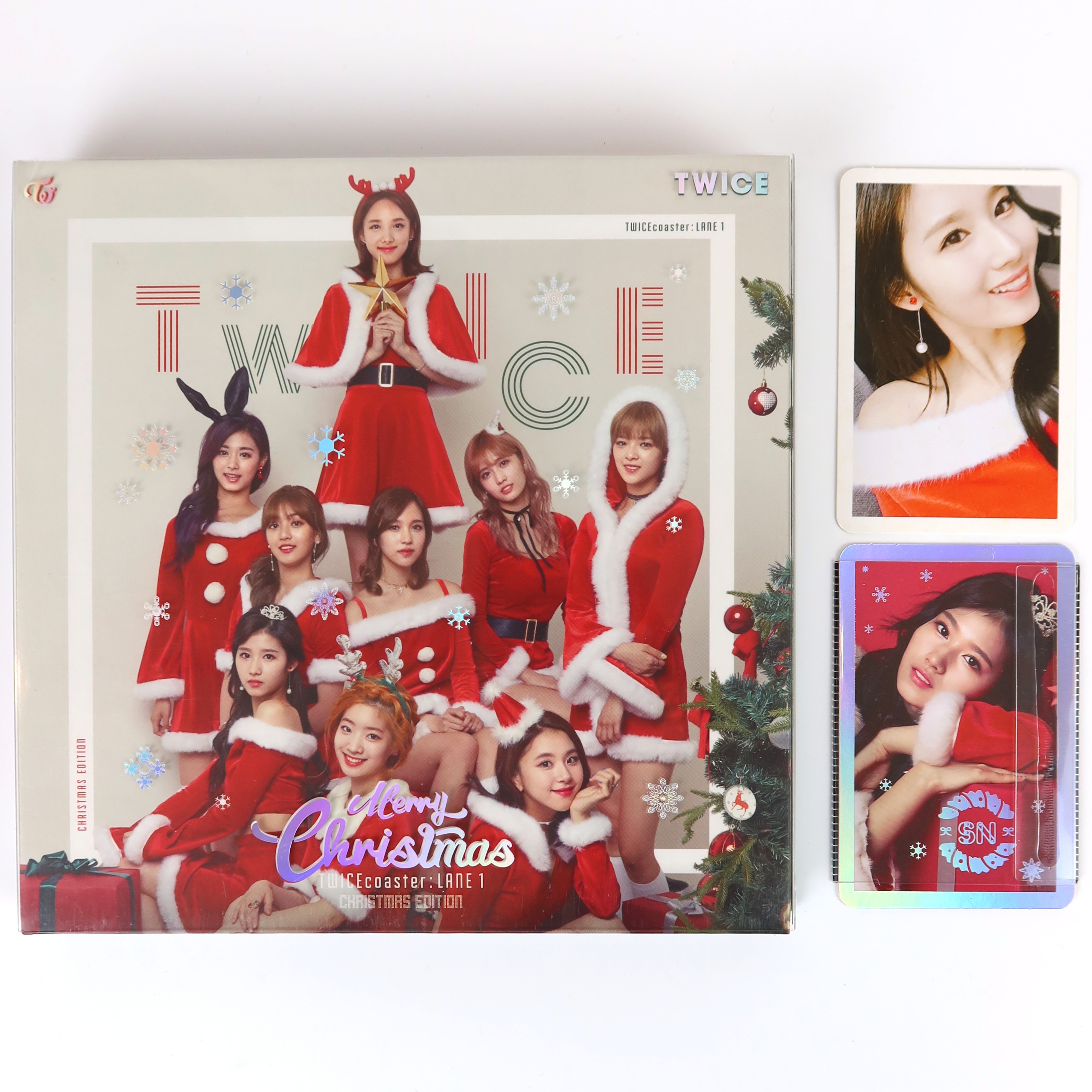 TWICE TWICEcoaster LANE1 クリスマスエディション CD Twice 3rd Mini Album Twicecoaster Lane 1 Christmas Version First
