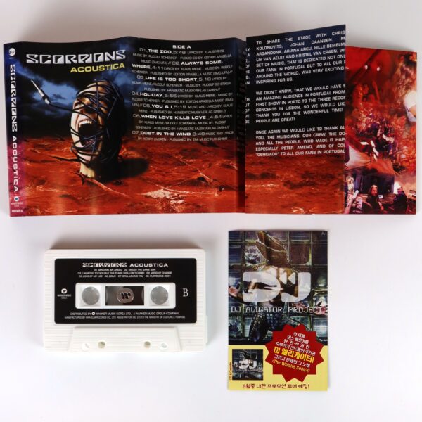 Scorpions - Acoustica Album Korean Cassette Tape Korea