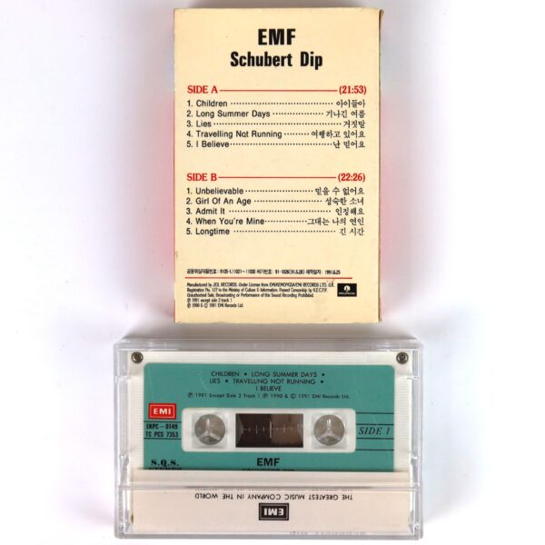 EMF - Schubert Dip Album Korean Cassette Tape Korea