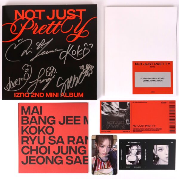 Izna - Not Just Pretty 2nd Mini Album Signed Autographed CD Promo K-Pop 2025