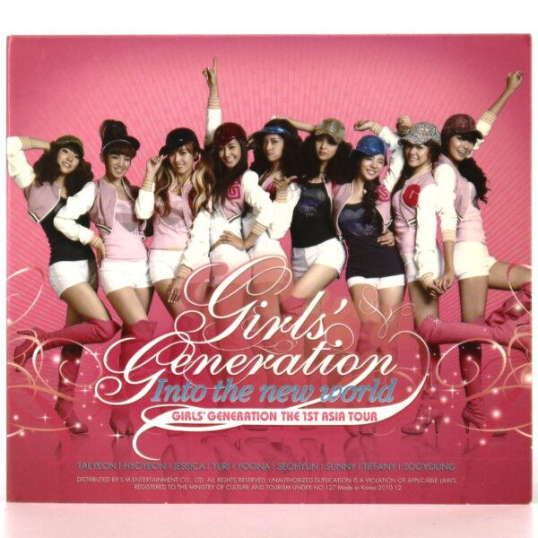 Girls' Generation - Into the New World The 1st Asia Tour Album CD K-Pop 2007