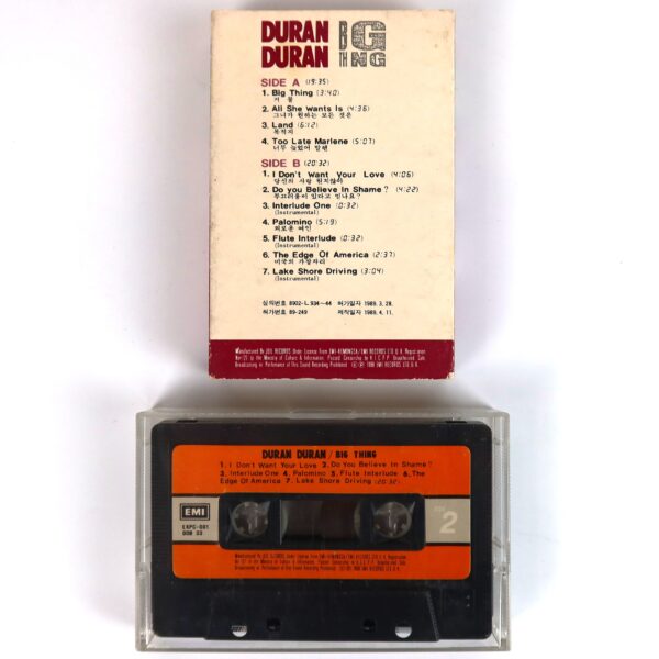 Duran Duran - Big Thing Album Korean Cassette Tape Korea