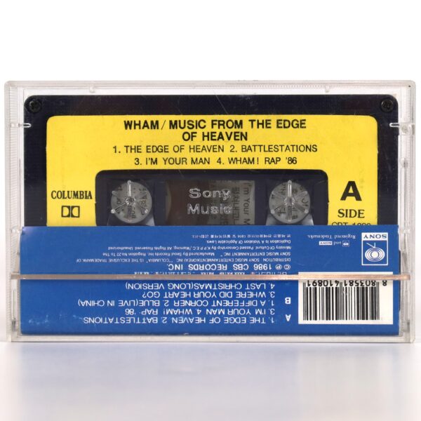 Wham! - Music From The Edge Of Heaven Album Korean Cassette Tape Korea