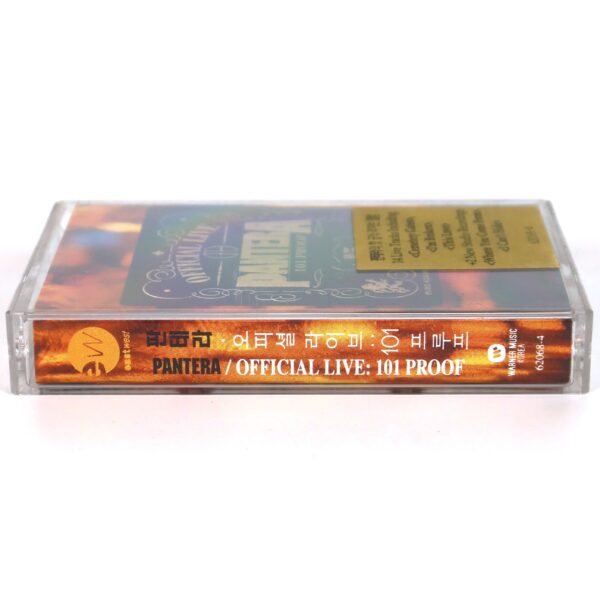 Pantera - Official Live: 101 Proof Album Korean Cassette Tape Korea