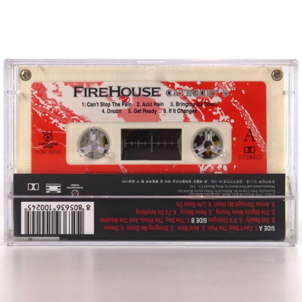 FireHouse - Category 5 Album Korean Cassette Tape Korea