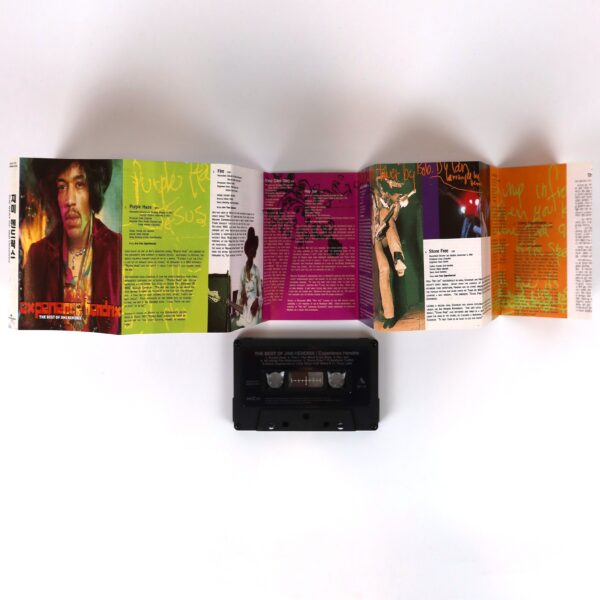 Jimi Hendrix - The Best Of Jimi Hendrix Album Korean Cassette Tape Korea