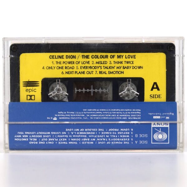 Celine Dion - The Colour Of My Love Album Korean Cassette Tape Korea