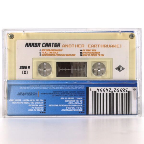 Aaron Carter - Another Earthquake Album Korean Cassette Tape Korea