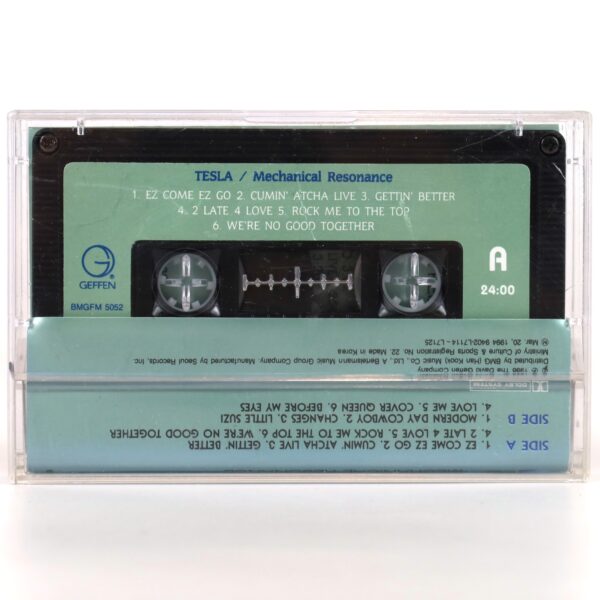 Tesla - Mechanical Resonance Album Korean Cassette Tape Korea