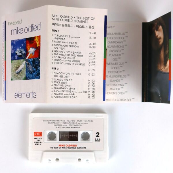 The Best Of Mike Oldfield: Elements Album Korean Cassette Tape Korea