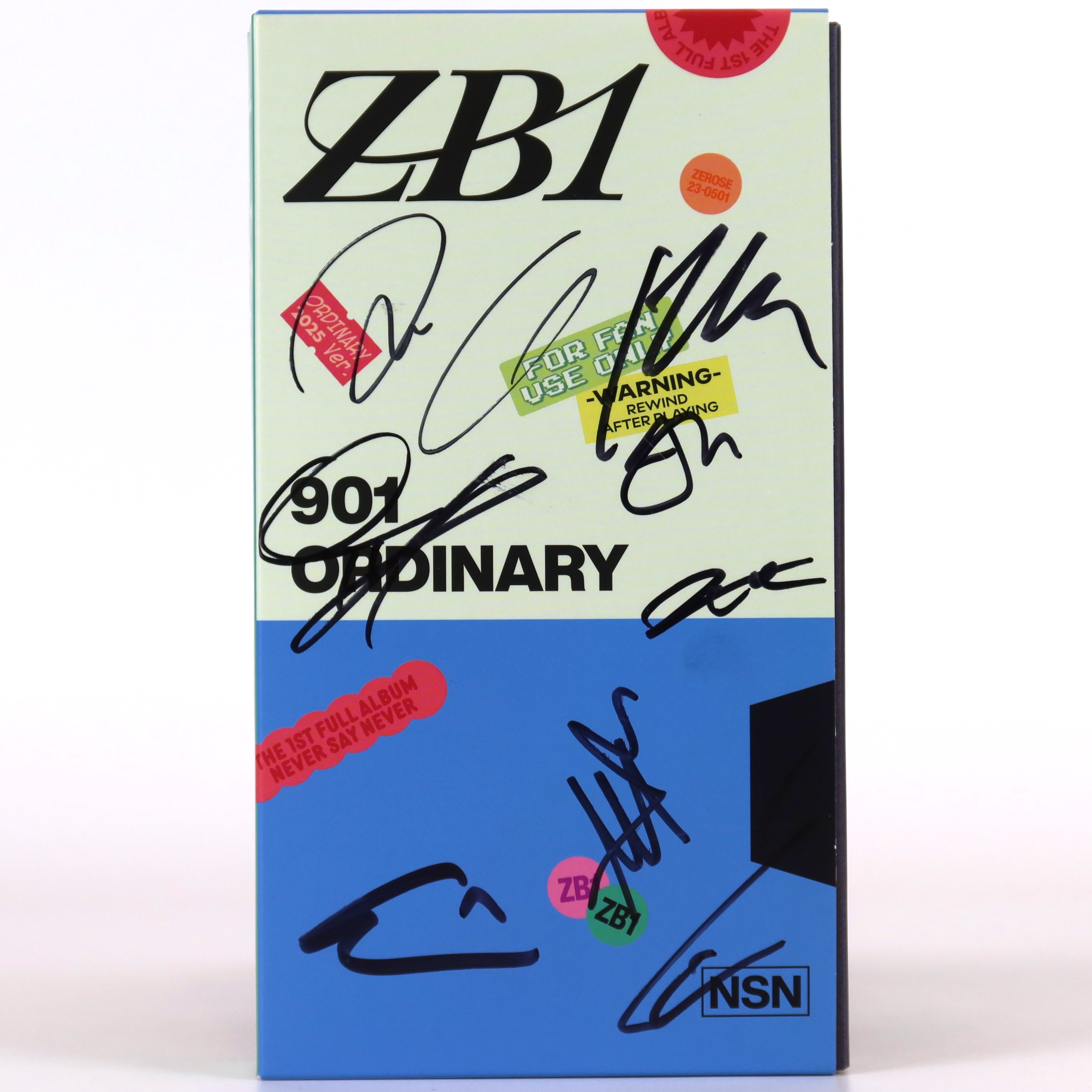 Zerobaseone - Never Say Never 1st Album Signed Autographed CD