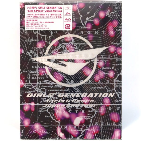 Girls' Generation - Girls & Peace Japan 2nd Tour Sealed Blu-Ray + T-Shirt Set