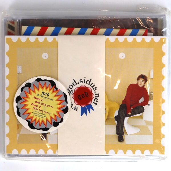 g.o.d – Chapter 5: Letter Album Sealed CD + Event Postcard Set K-Pop 2002 god
