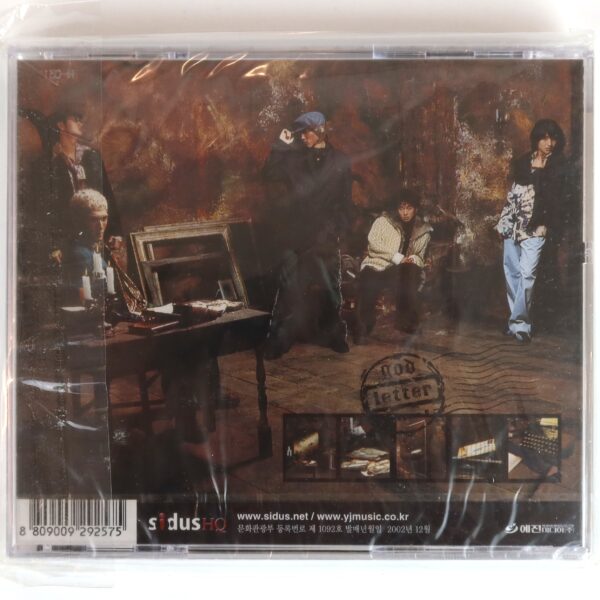 g.o.d – Chapter 5: Letter Album Sealed CD + Event Postcard Set K-Pop 2002 god