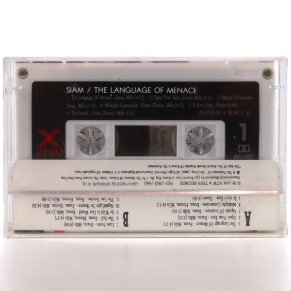 Siam - The Language Of Menace Album Sealed Korean Cassette Tape Korea