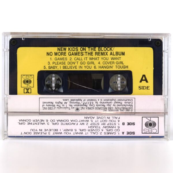 New Kids On The Block - No More Games Album Cassette Tape Korea NKOTB