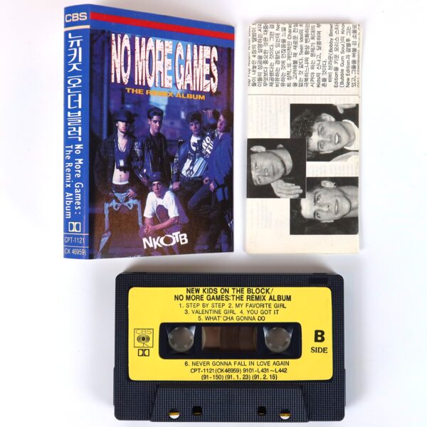 New Kids On The Block - No More Games Album Cassette Tape Korea NKOTB