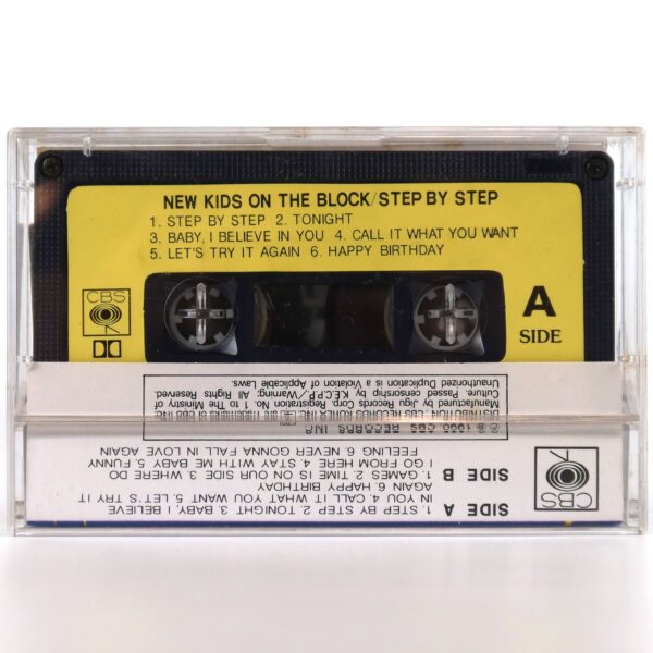 New Kids On The Block - Step By Step Album Korean Cassette Tape Korea NKOTB