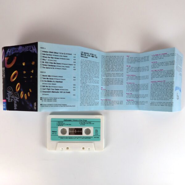 Helloween - Master Of The Rings Album Cassette Tape Korea