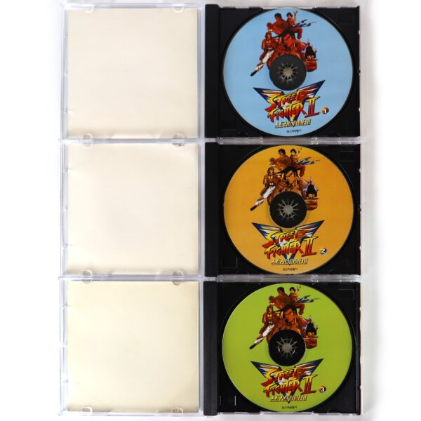Street Fighter II: V (1995) Korean VCD Video CD Complete Set of 6 Korea Dub