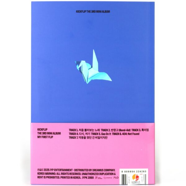 Kickflip - My First Flip [Make A Wish Ver.] 3rd Mini Album Signed CD Promo 2025