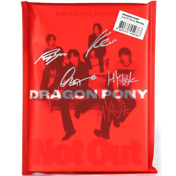 Dragon Pony - Not Out 2nd EP Album Signed Autographed CD 2025 K-Pop K-Rock
