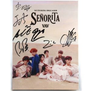 VAV - Senorita Signed Autographed 5th Digital Single Album CD 2018