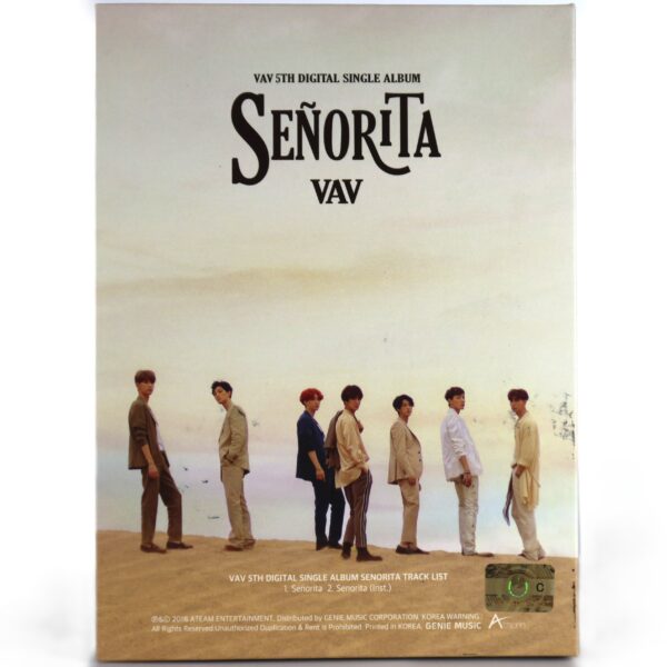 VAV - Senorita Signed Autographed 5th Digital Single Album CD 2018