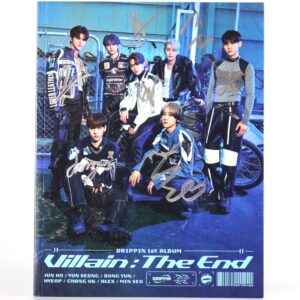 Drippin - Villain: The End [X Ver.] 1st Album Signed Autographed CD Promo 2022