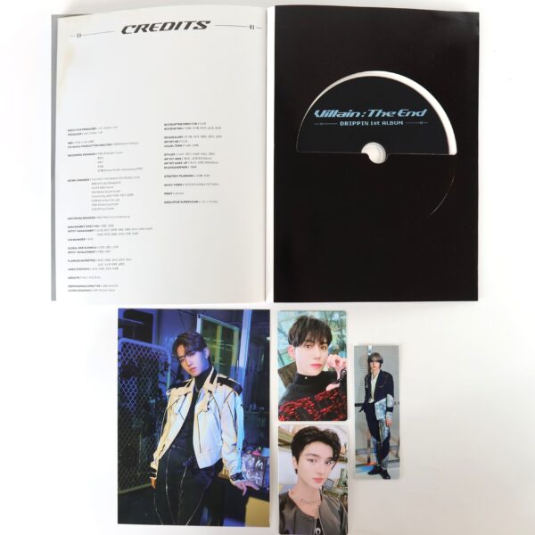 Drippin - Villain: The End [X Ver.] 1st Album Signed Autographed CD Promo 2022