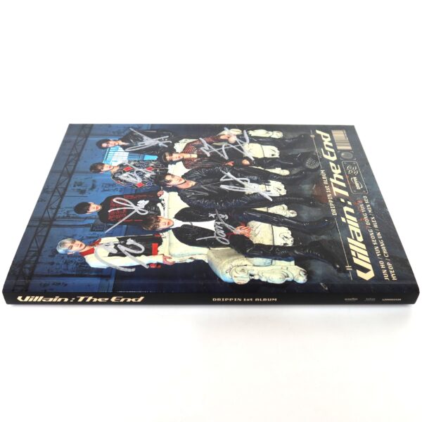 Drippin - Villain: The End [DX Ver.] 1st Album Signed Autographed CD Promo 2022