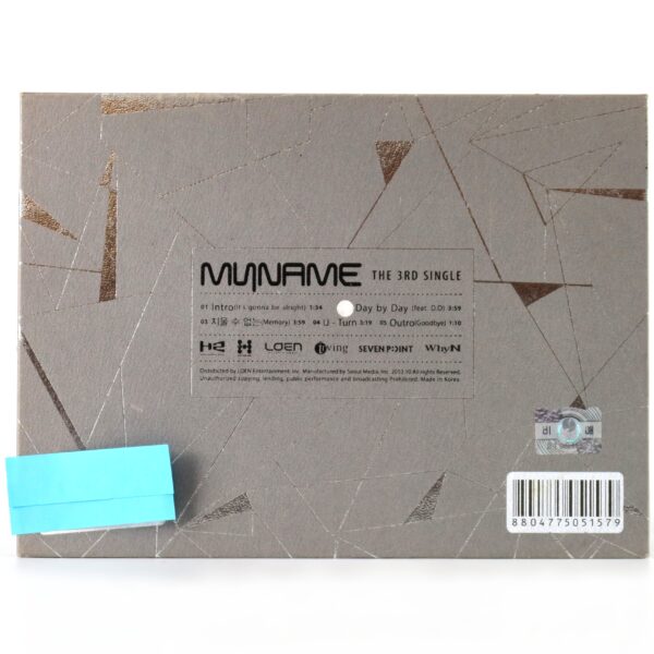 Myname - The 3rd Single Album Signed Autographed CD Promo K-Pop 2013