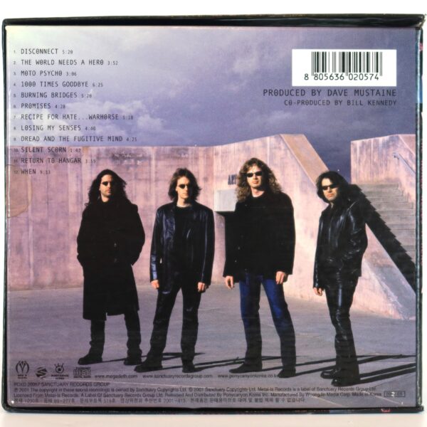 Megadeth - The World Needs A Hero Korean Album CD + Poster + Box Korea