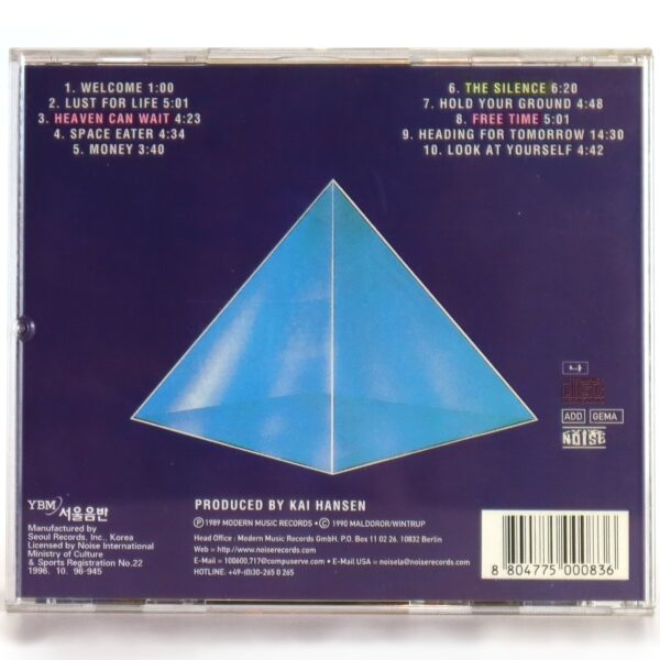 Gamma Ray - Heading For Tomorrow Korean Album CD + Insert Korea Heaven Can Wait