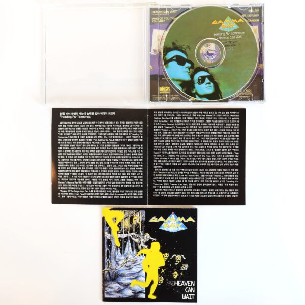 Gamma Ray - Heading For Tomorrow Korean Album CD + Insert Korea Heaven Can Wait